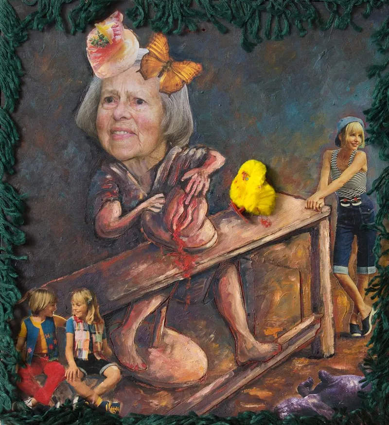 Very Heavy Painting (Hansel & Gretel in the House of Wicked Witch)
