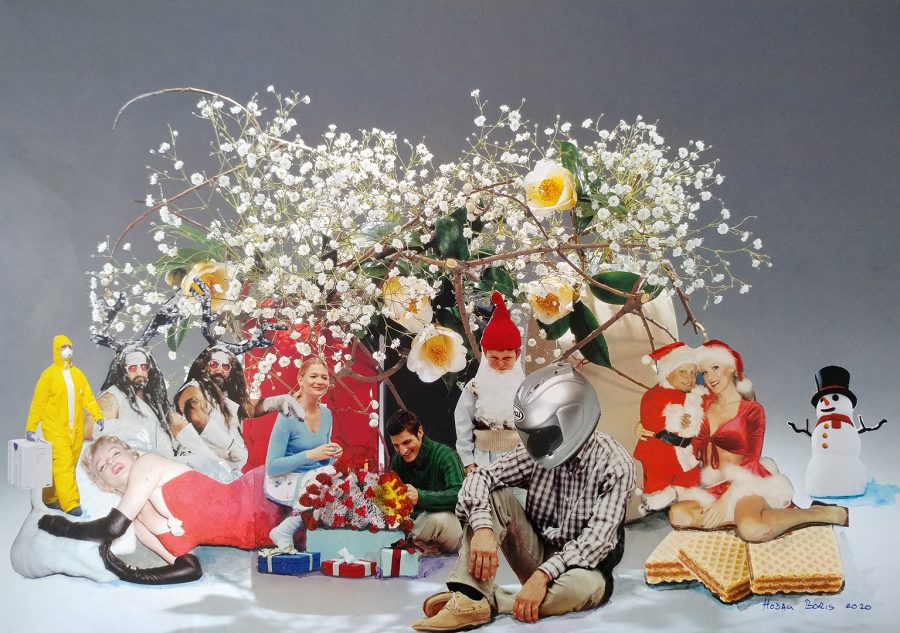 The Corona Christmas Ikebana – Happy New 2020 Fear!