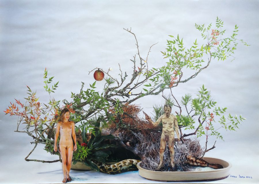 The Eden Ikebana III – after Lucian Freud