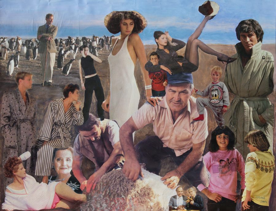 A very Happy Picture (Guarding of the Penguins and Shearing of the Sheep)