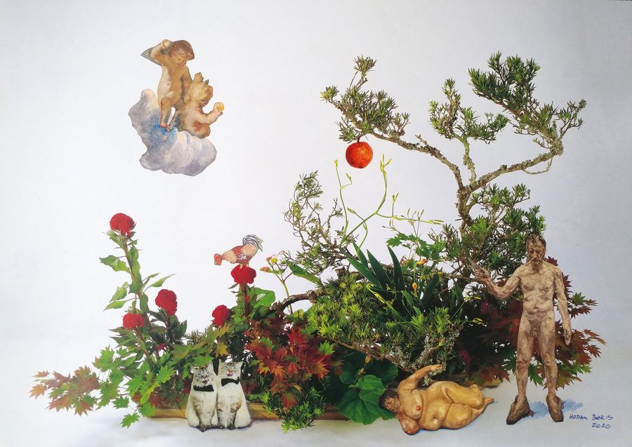 The Eden Ikebana II – after Lucian Freud